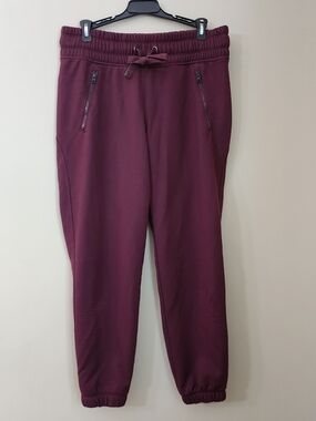 Athleta Women Size S Maroon Drawstring  Joggers